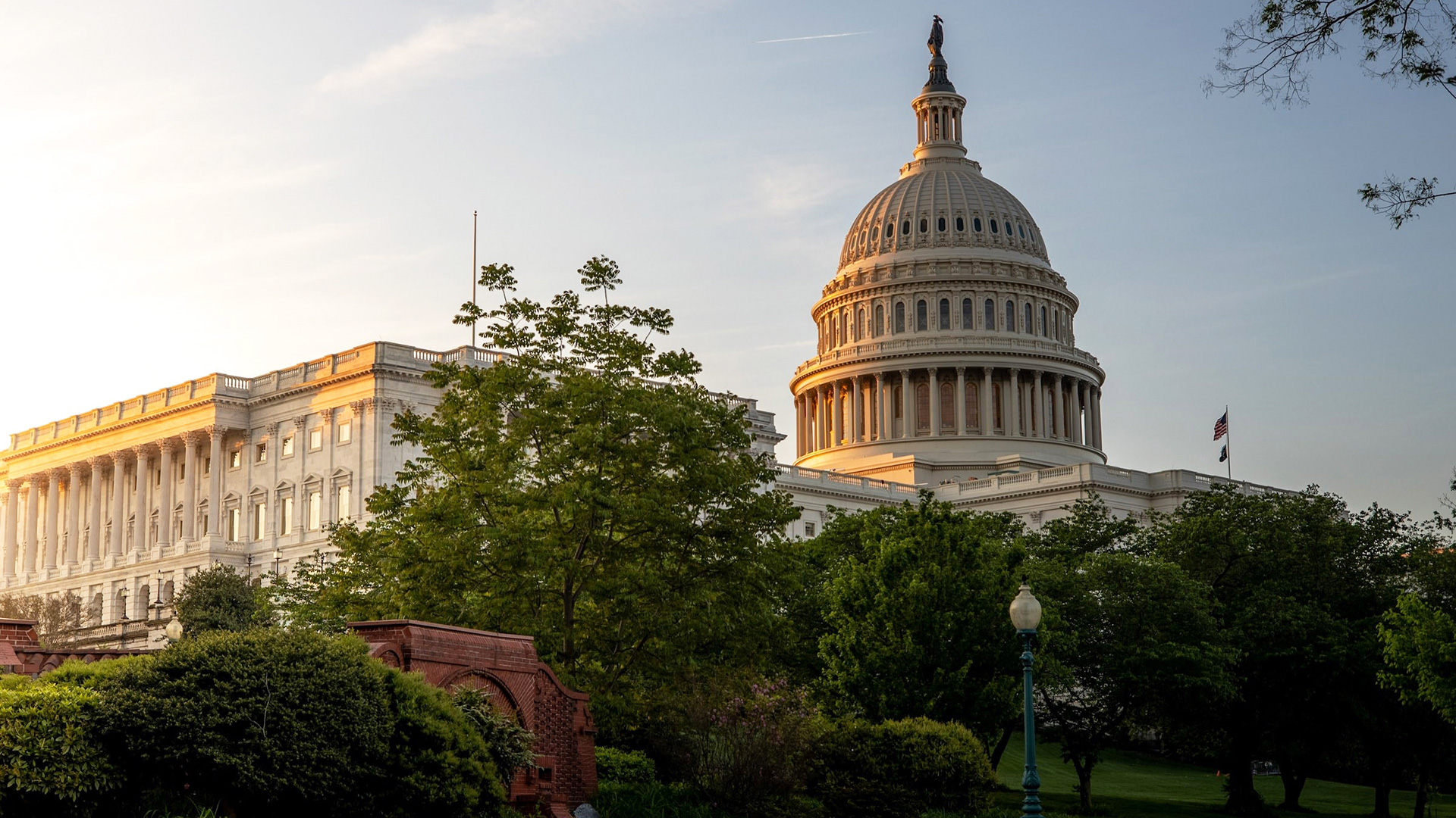Caption: The US Capitol at sunrise, October 2023. The resolution is a marker, not a law; the vote Casar wants comes early next Congress. Photo: Wikimedia Commons, public domain.
