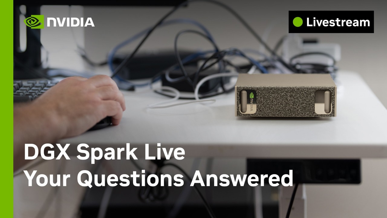 NVIDIA DGX Spark on a desk, the 128GB Grace Blackwell desktop AI supercomputer