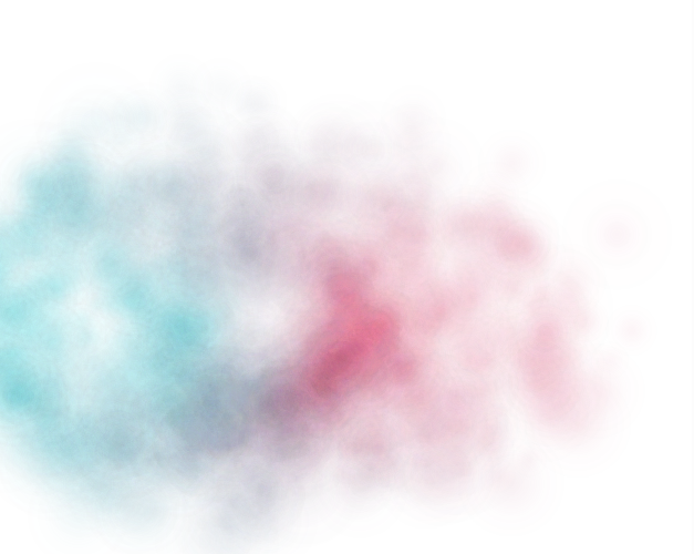 The nebula render from Raon's product page. (Image: KRAFTON, raon-mini.krafton.ai)