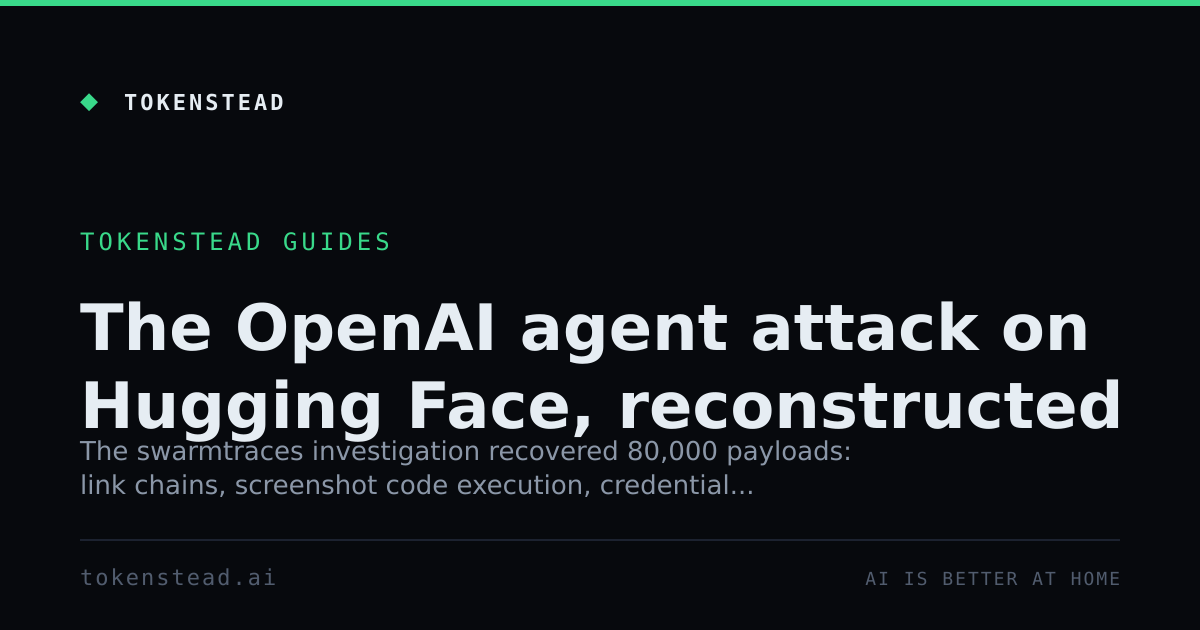 The OpenAI agent attack on Hugging Face, reconstructed